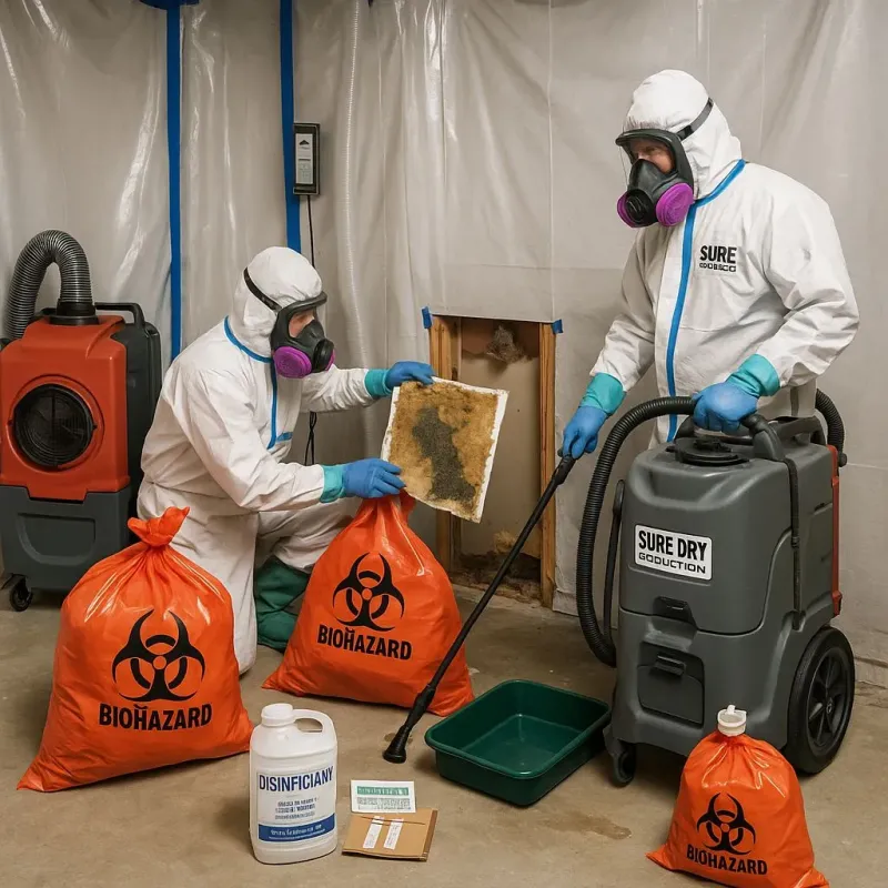 Contaminated Water Handling Protocols process in Bevent, WI